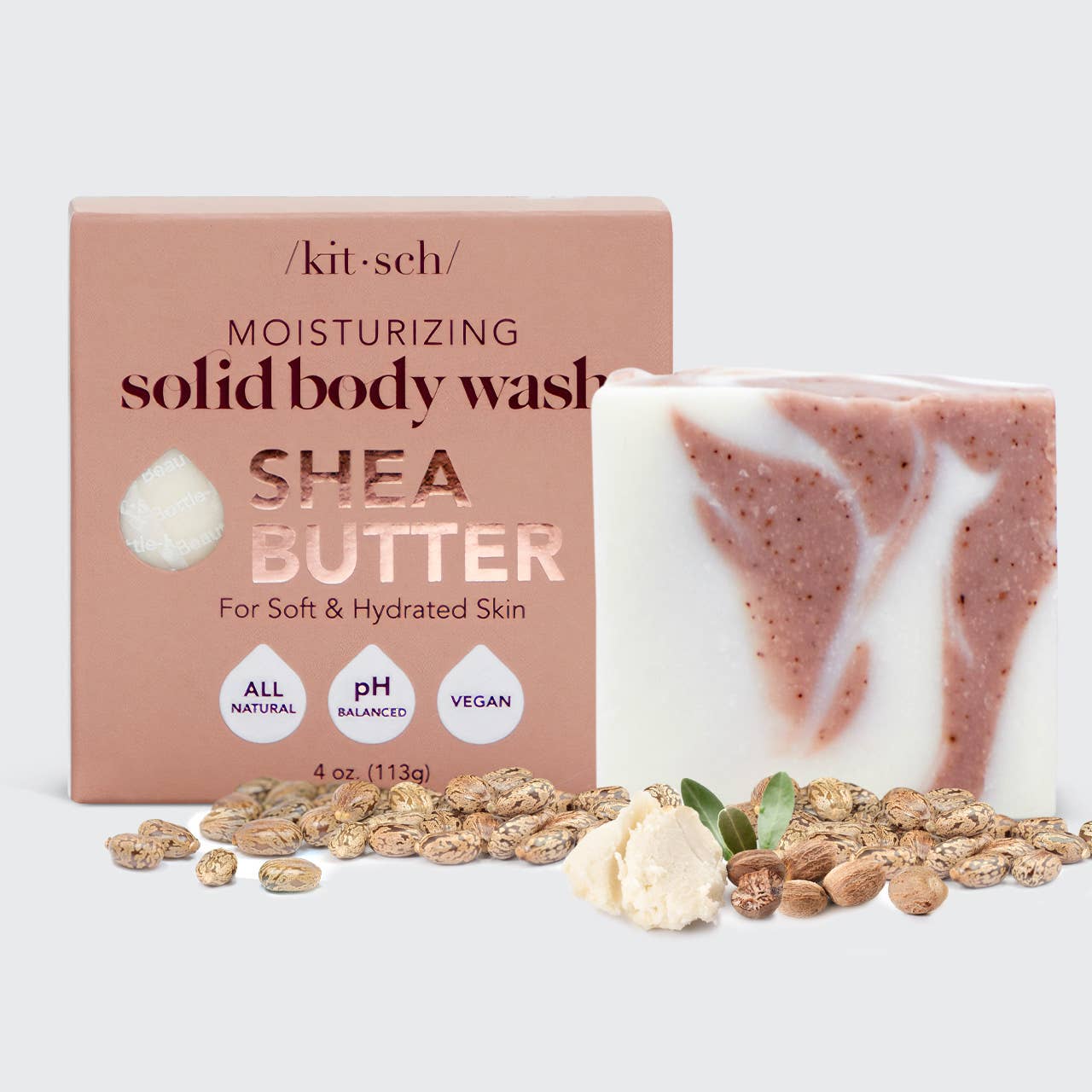Shea Butter Solid Body Wash Bar | Kitsch