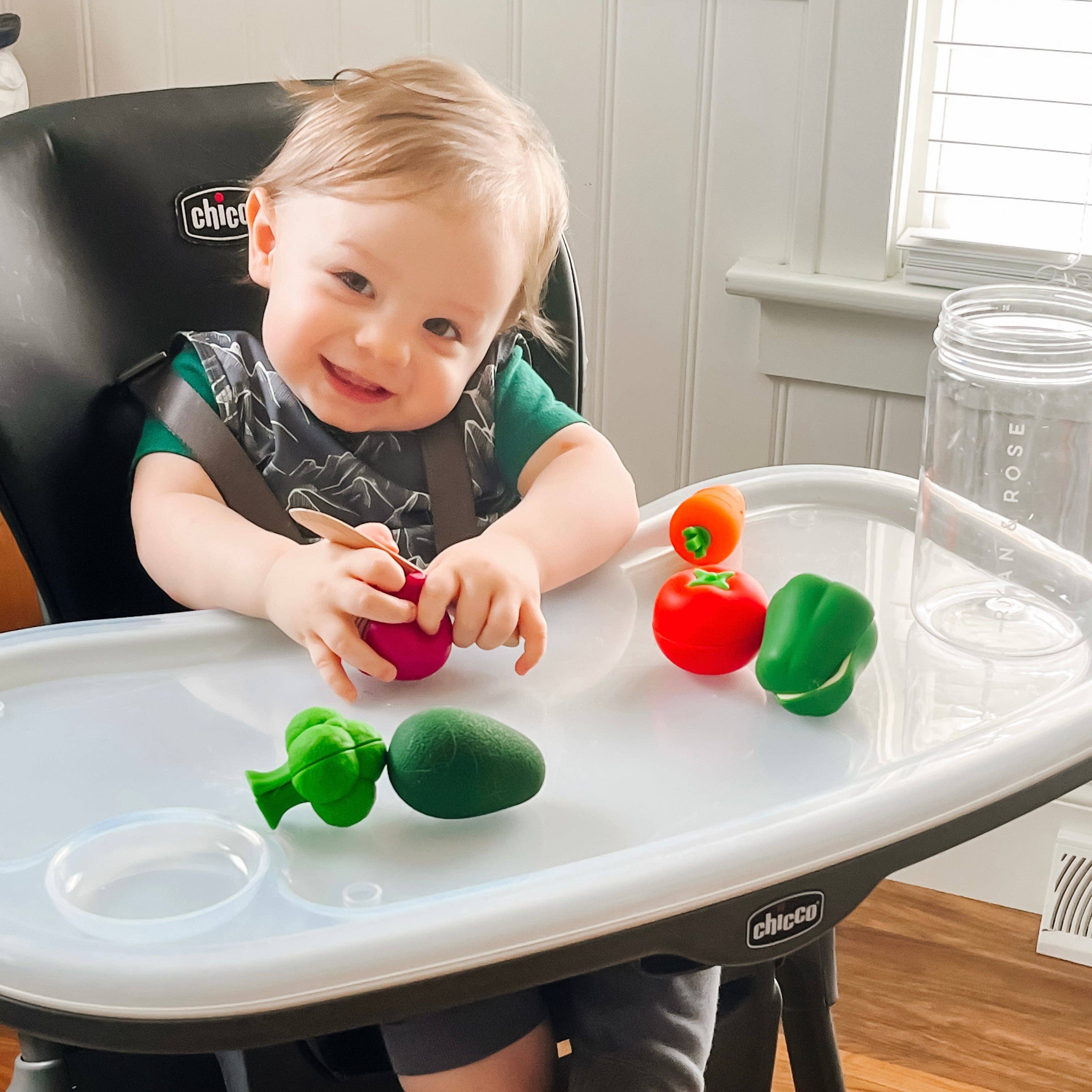 Chop & Play Veggies | Ryan and Rose