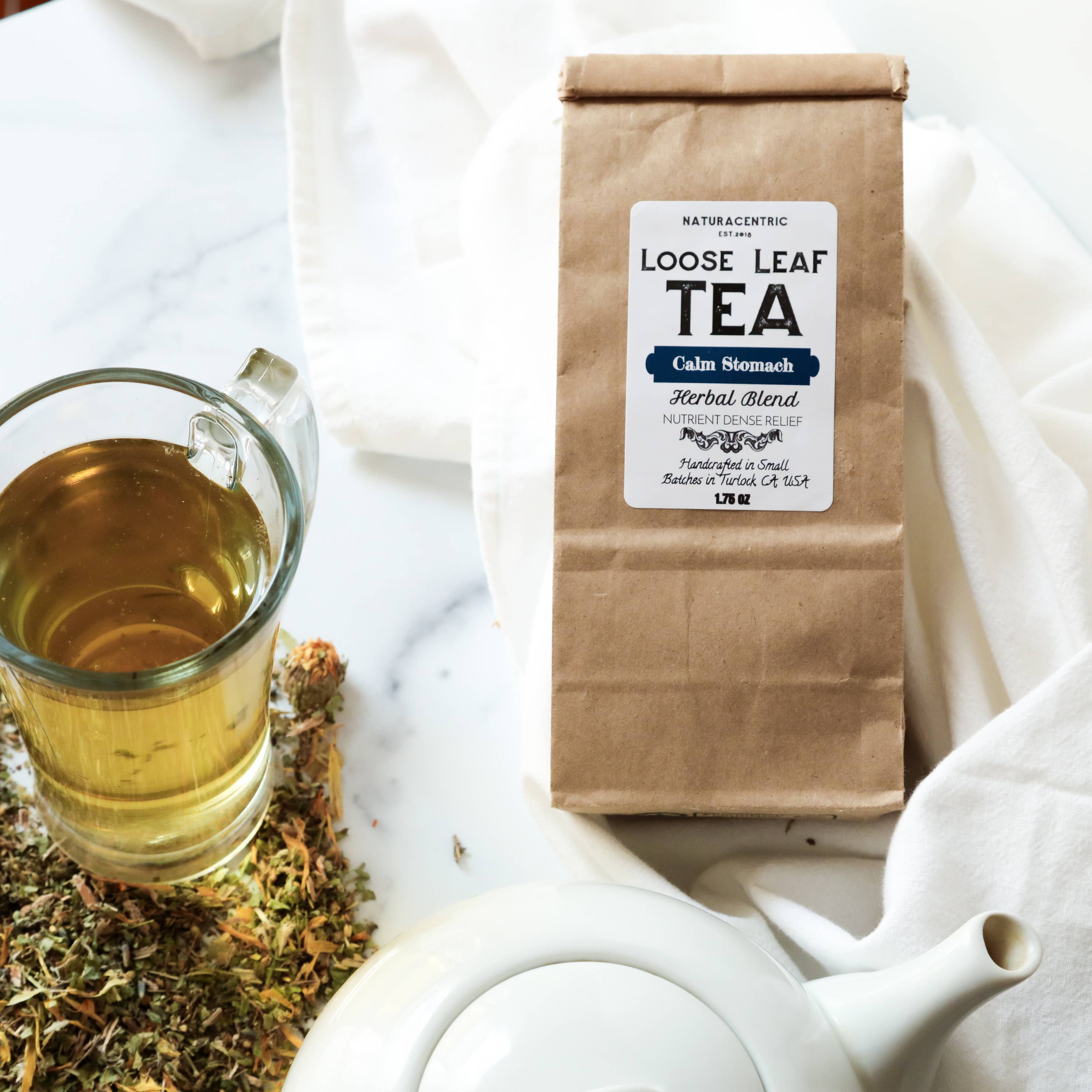 Calm Stomach Loose Leaf Tea |Naturacentric