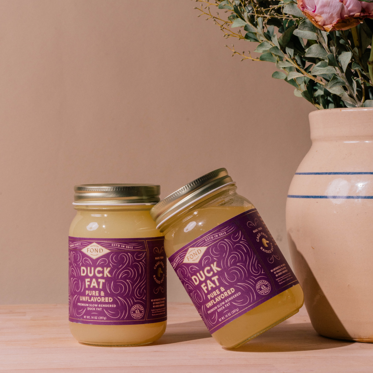 Pure & Unflavored Duck Fat | Fond Regenerative