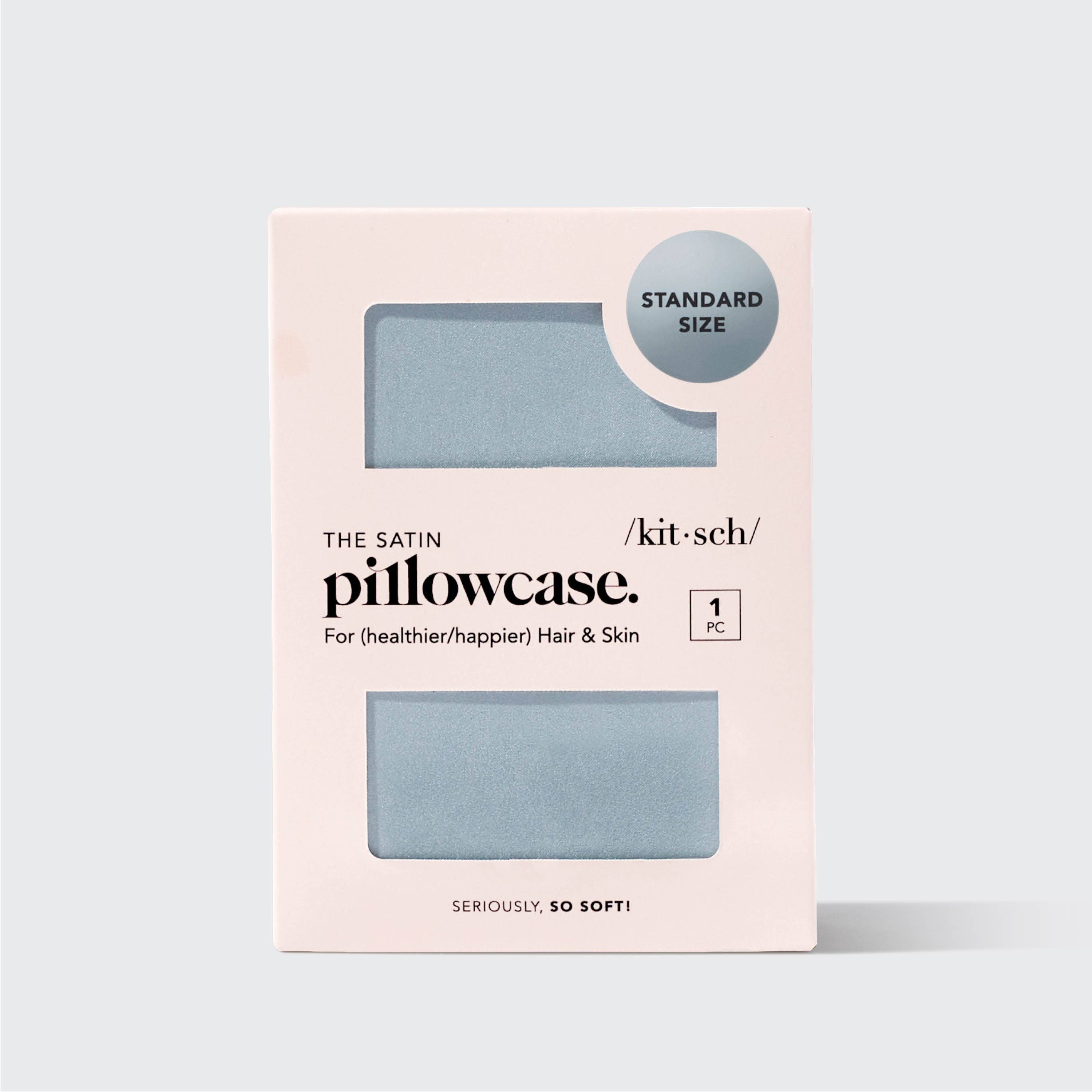 Satin Pillowcase Standard - Haze Blue | KITSCH