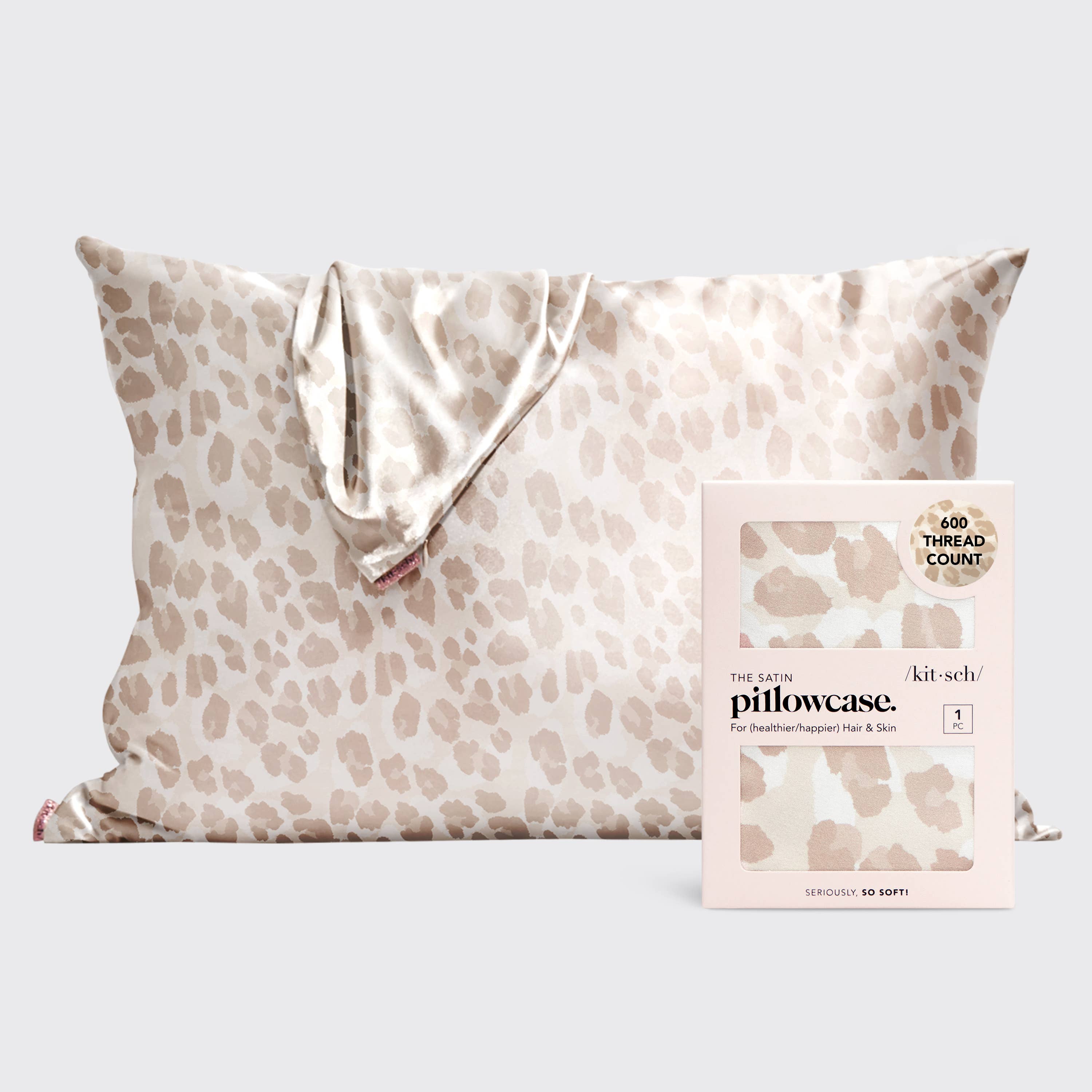 Satin Pillowcase - Leopard | Kitsch