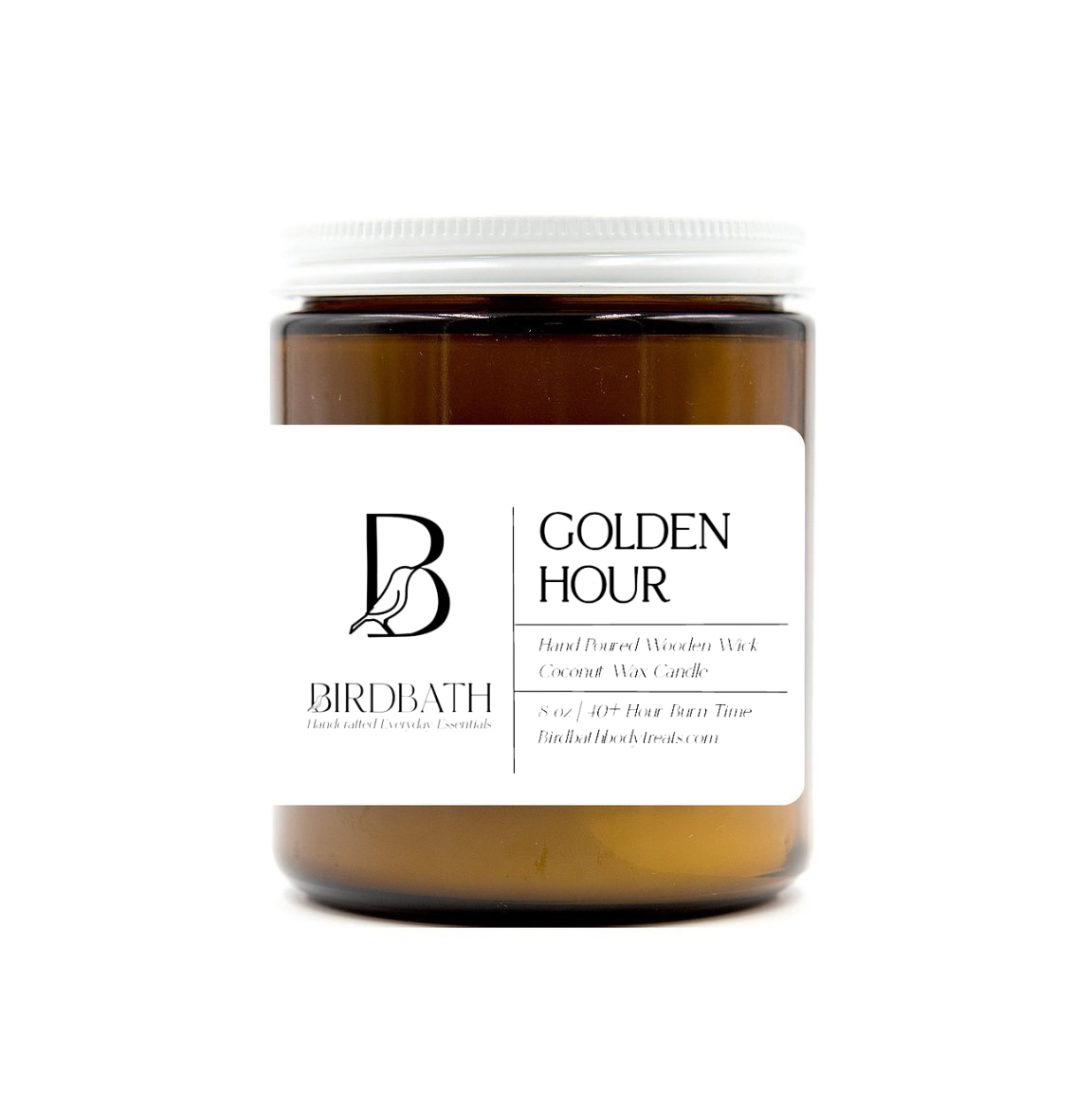 Golden Hour Coconut Wax Candle | Birdbath