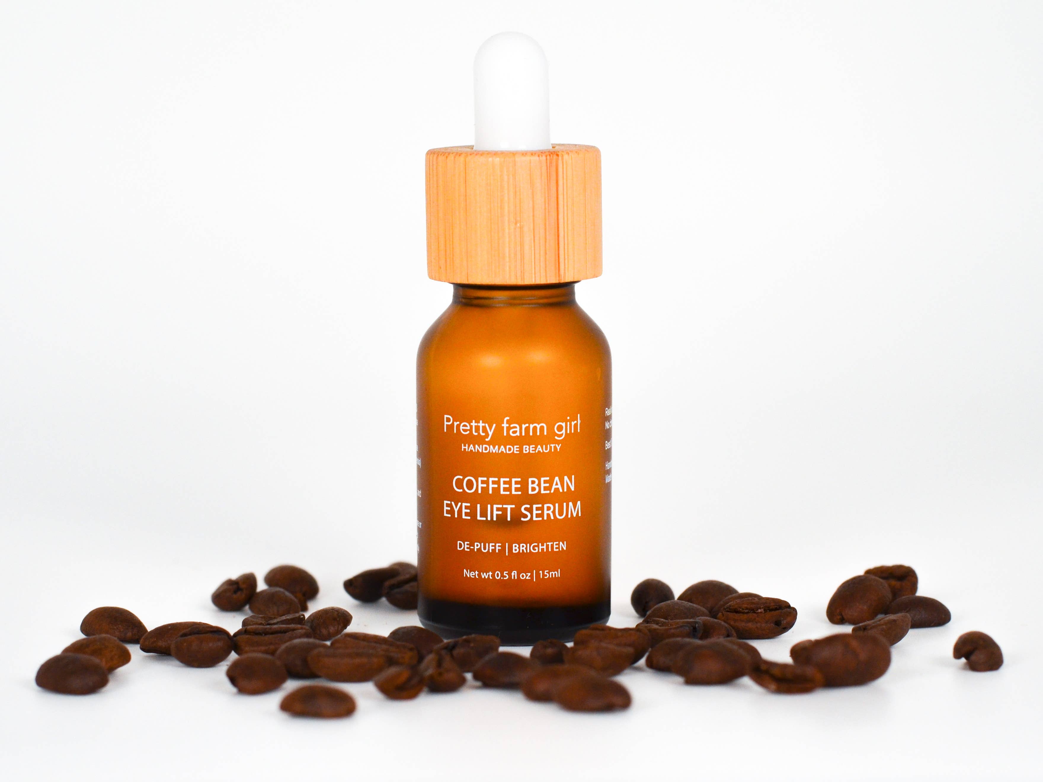 Coffee Bean Eye Lift Serum, Organic Coffee Eye Serum, Eye Lift, Wake Up Eye Serum | Pretty Farm Girl