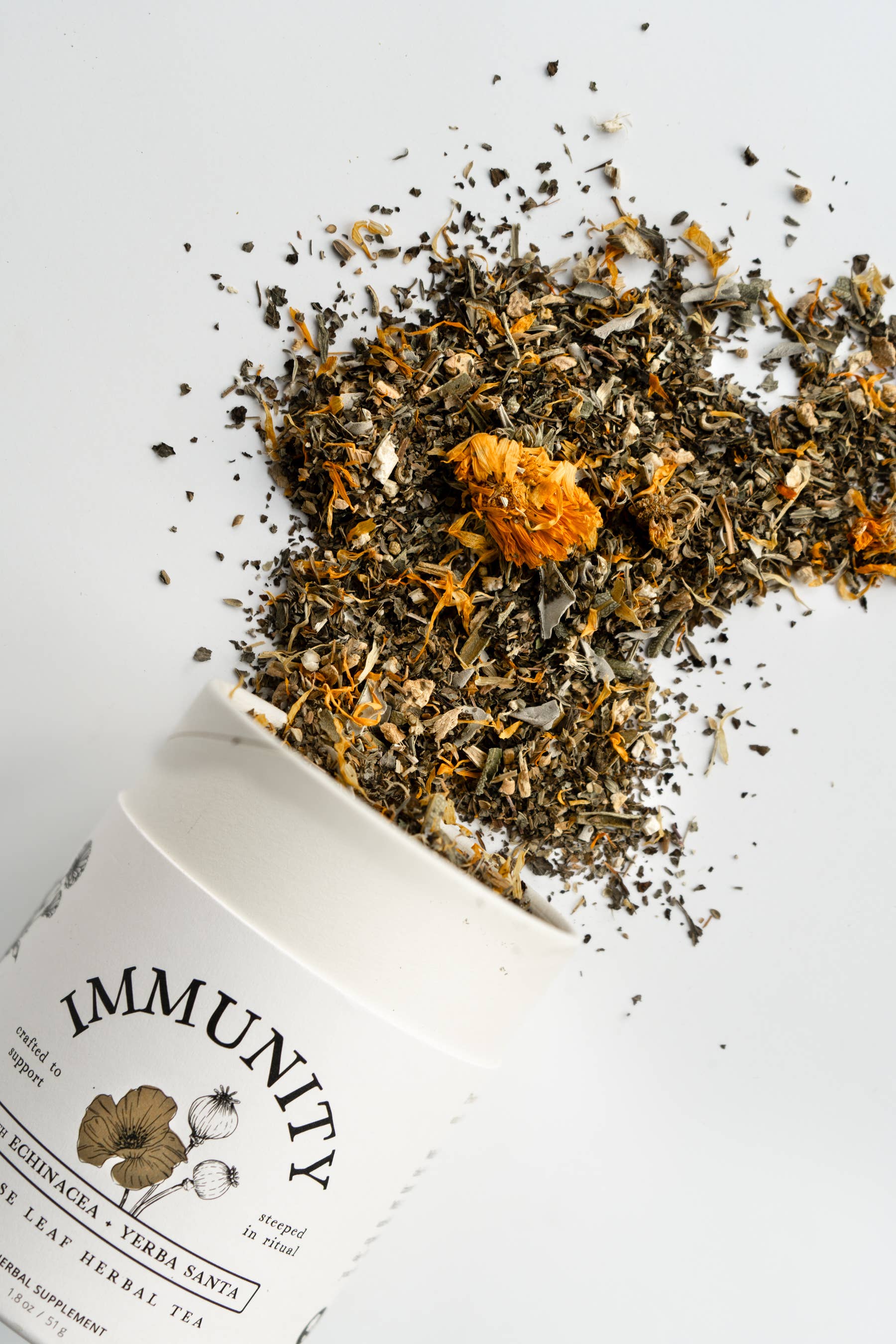 Immunity Blend Loose Leaf Herbal Tea | Support for Wellness | Growing Up Rooted