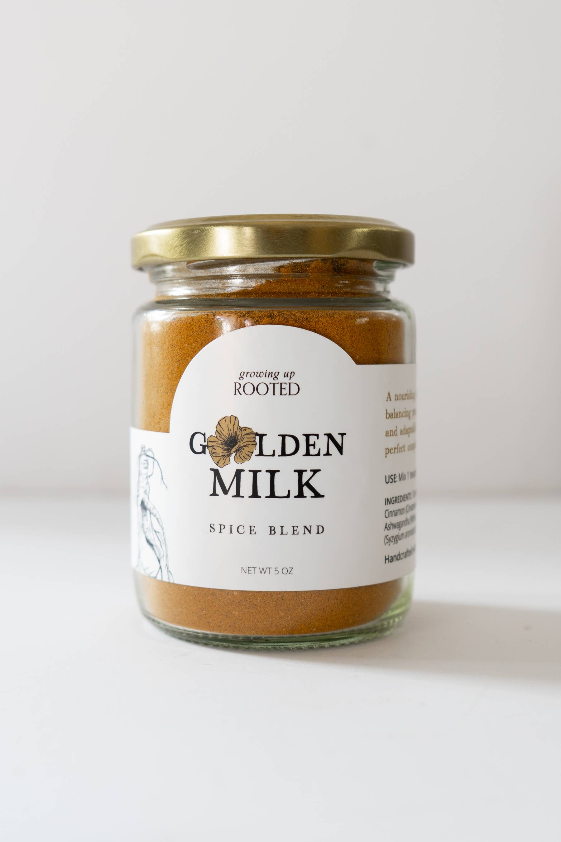 Golden Milk | Ayurvedic Blend for Natural Energy & Balance | Growing Up Rooted