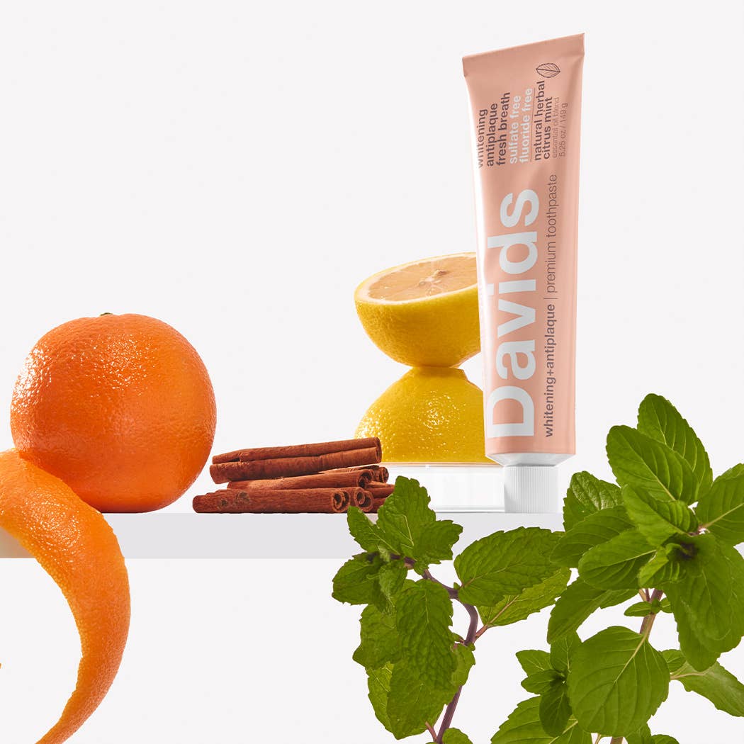 Davids Premium Toothpaste Herbal Citrus Peppermint | Davids
