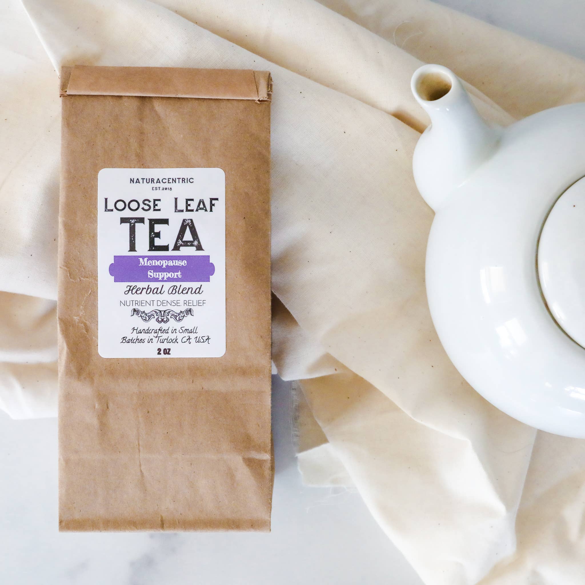 Menopause Support Loose Leaf Tea | Naturacentric