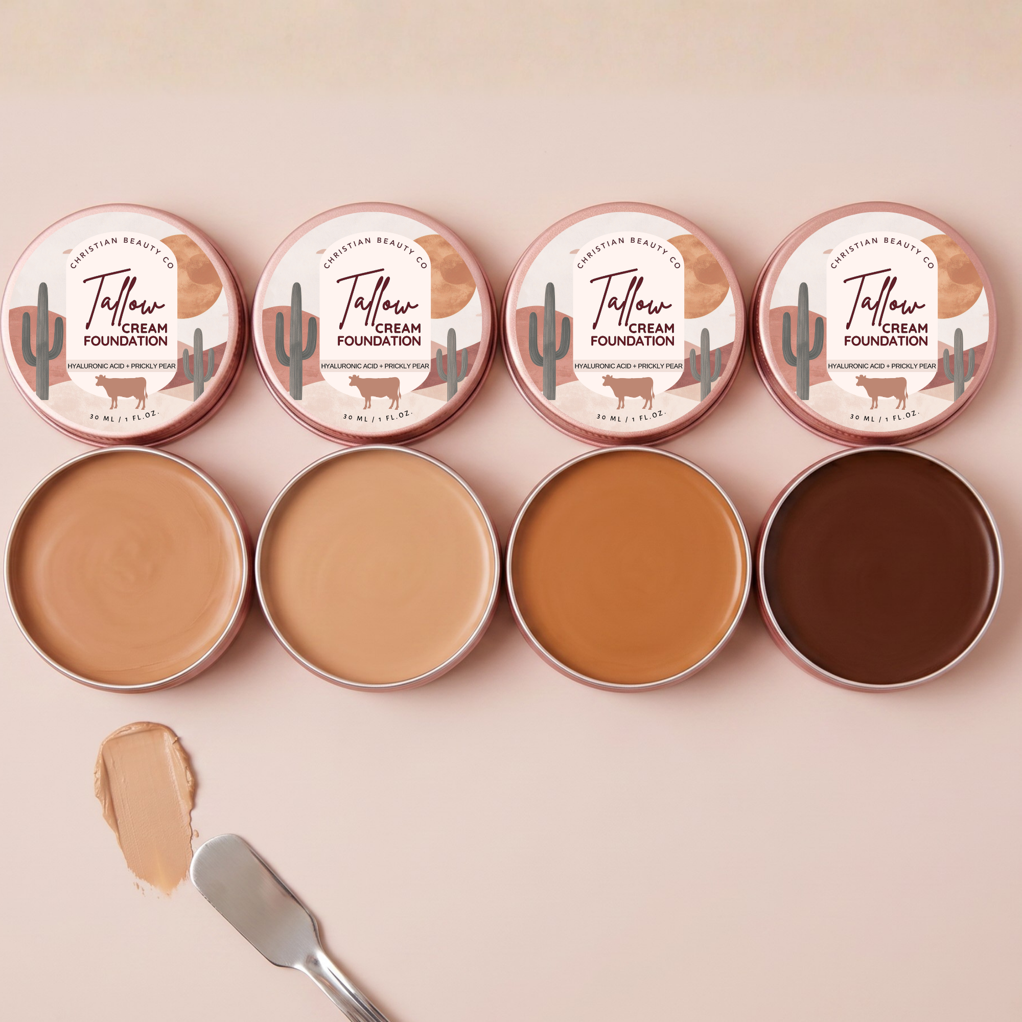 Tallow Cream Foundation | Christian Beauty Co