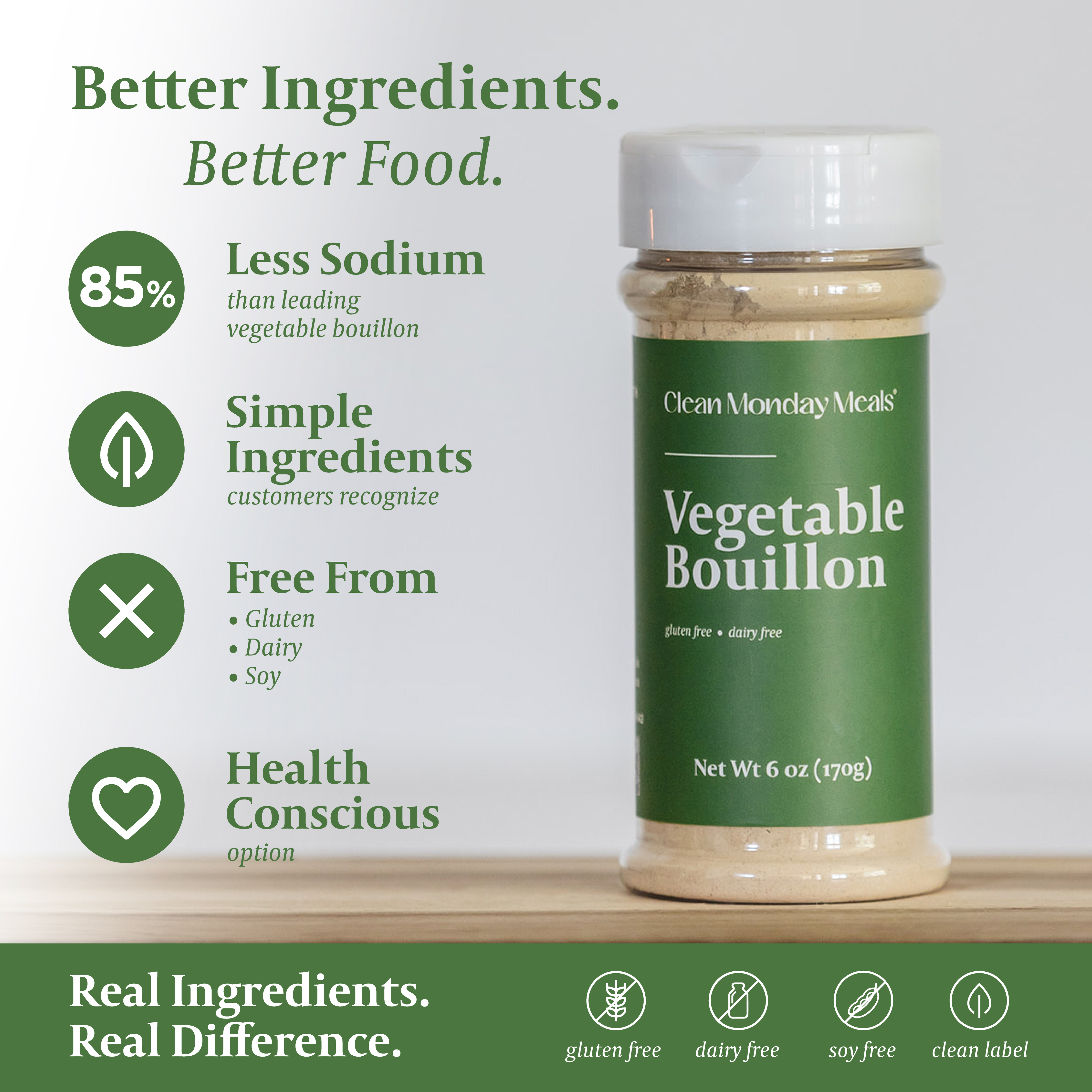Vegetable Bouillon | Clean Monday Meals