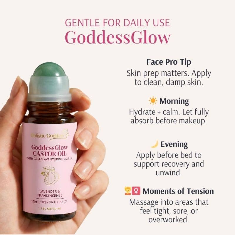 The GoddessGlow Castor Oil Roll-on | Holistic Goddess