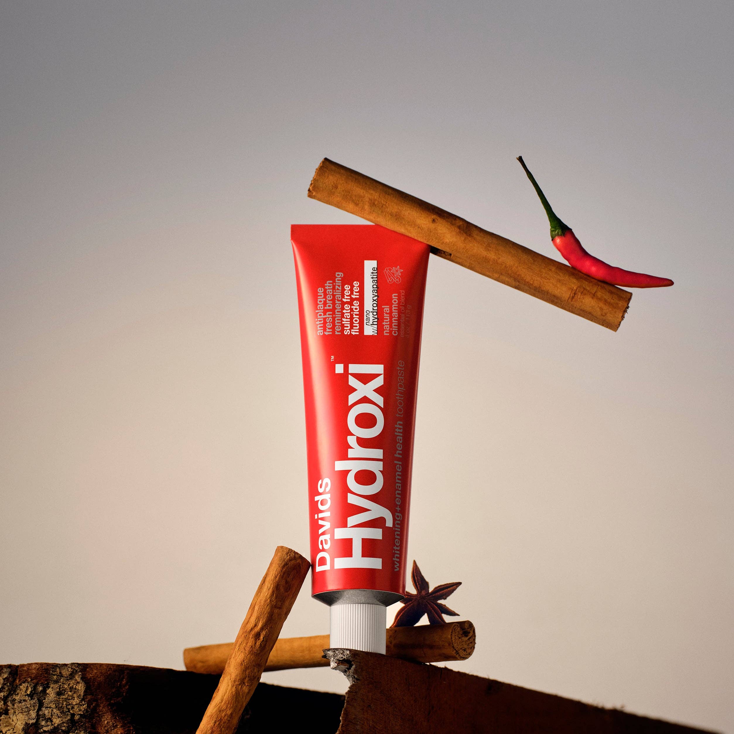 Hydroxi™ Whitening+ Enamel Health Toothpaste - Natural Cinnamon | Davids Health Sciences, Inc