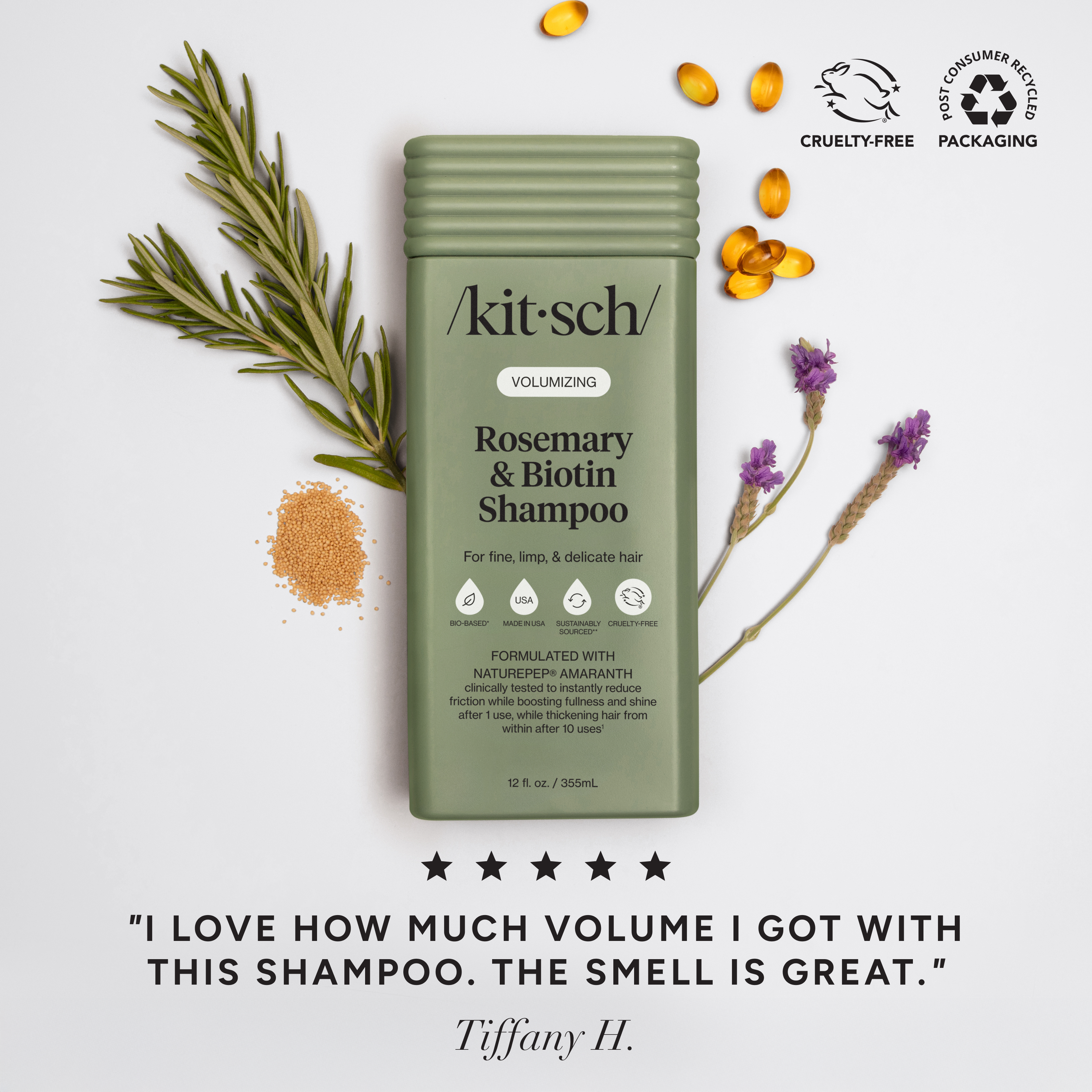 Volumizing Rosemary & Biotin Shampoo | KITSCH
