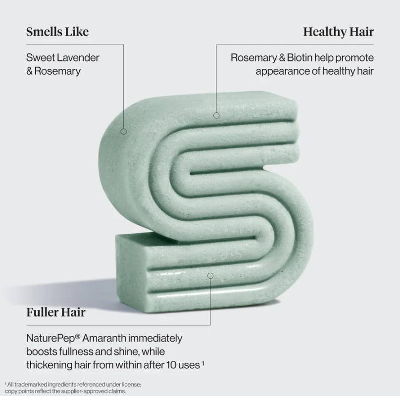 Rosemary & Biotin Volumizing Shampoo & Conditioner Bar Combo | KITSCH