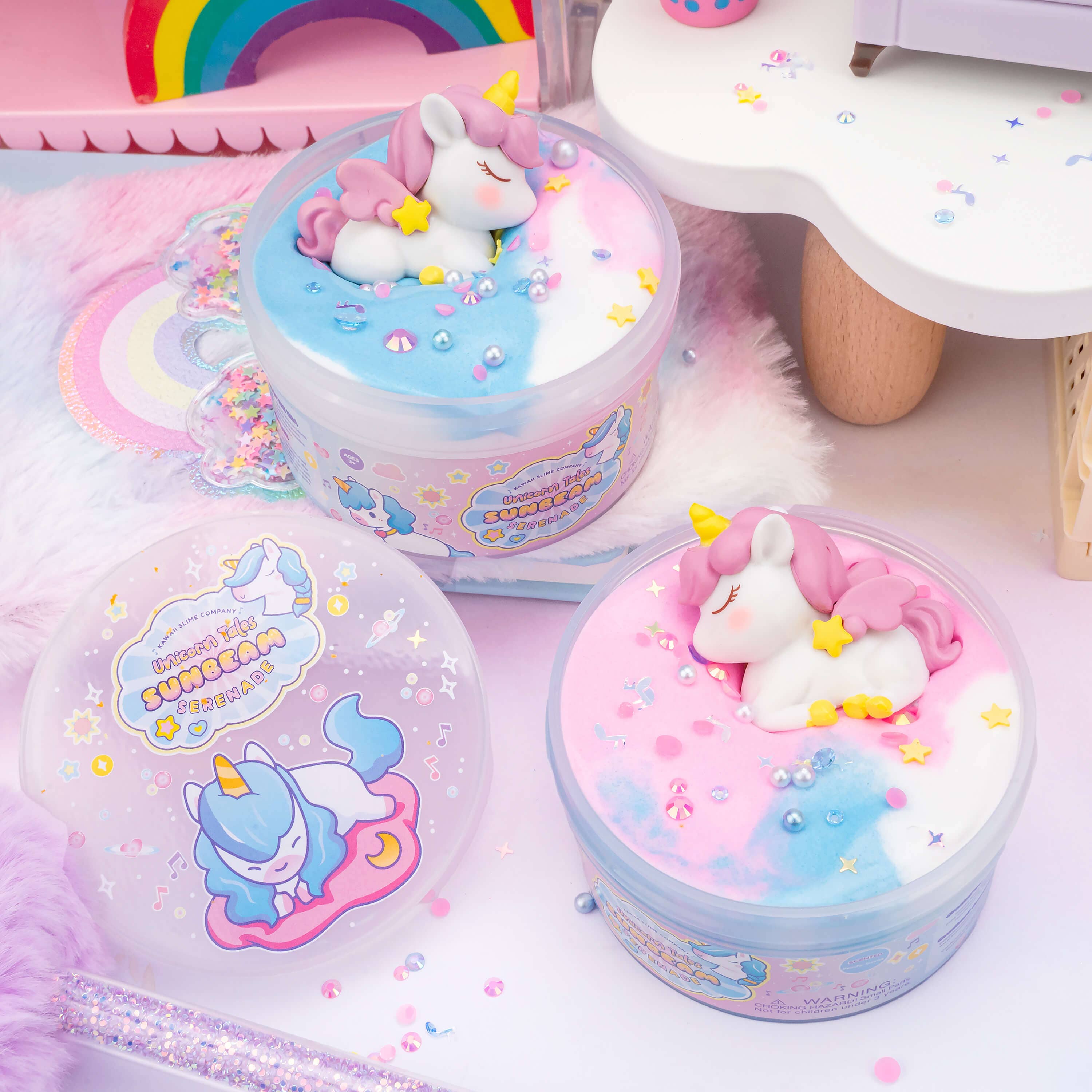 Unicorn Tales Sunbeam Serenade Butter Signature Dome™ Slime | Kawaii Slime
