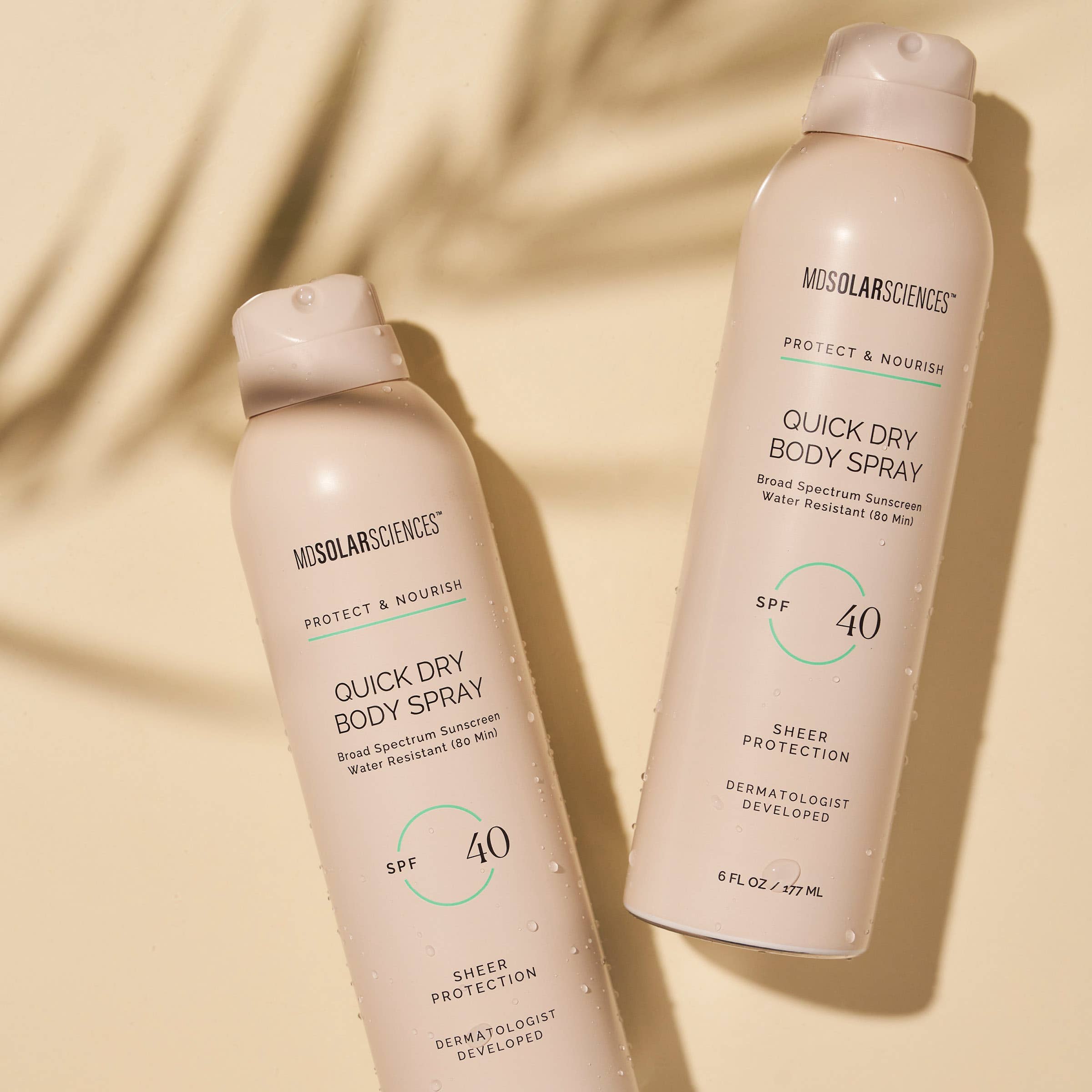 Quick Dry Body Spray SPF 40 Non-aerosol Spray Sunscreen | MDSolarSciences