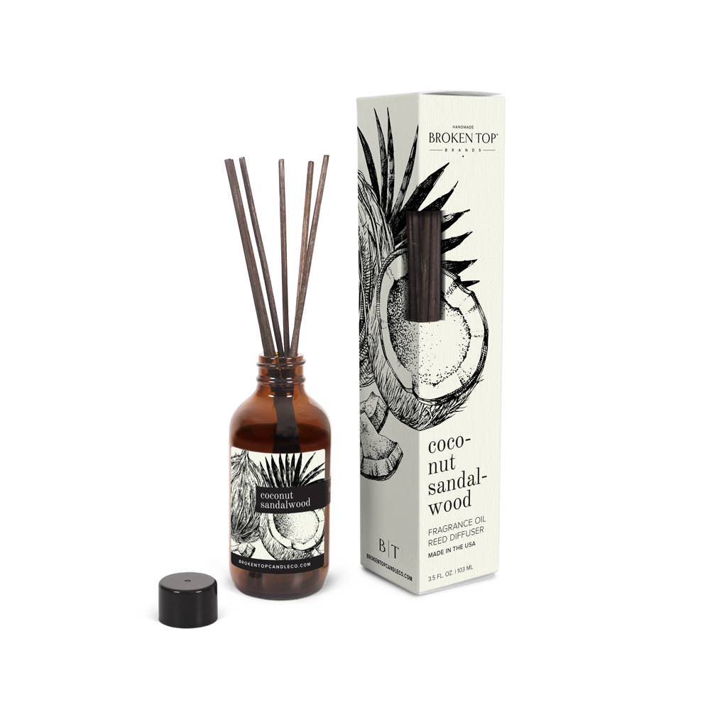 Reed Diffuser Coconut Sandalwood | Broken Top Goods