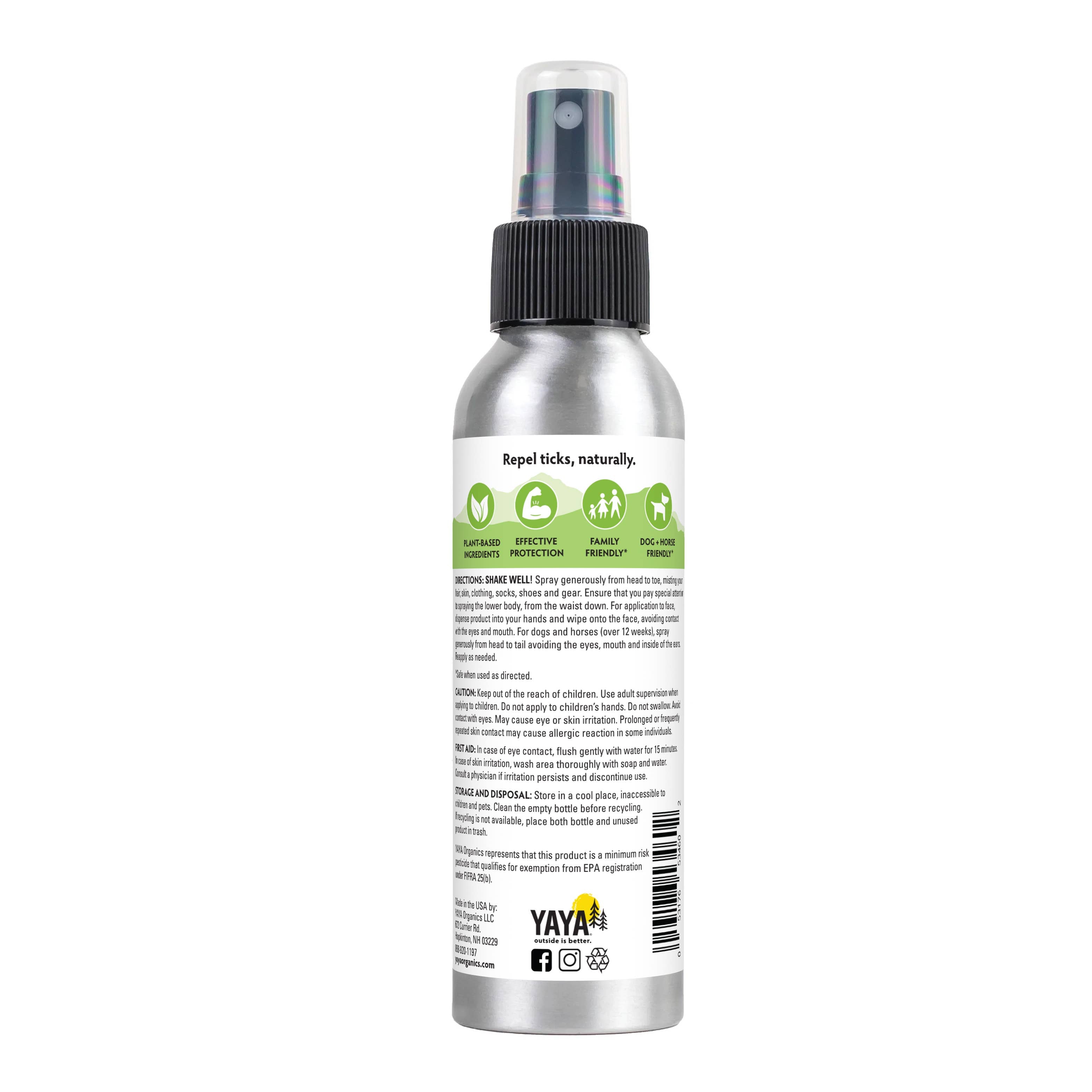 Tick Ban All-Natural Tick Repellent - 4 oz | Yaya