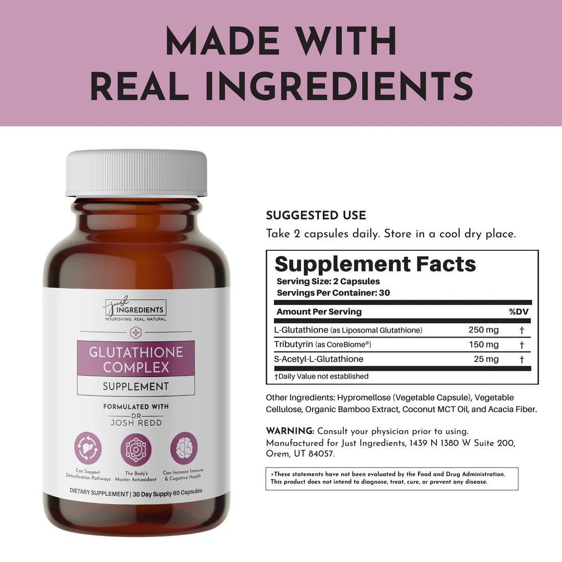 Glutathione Complex | Just Ingredients