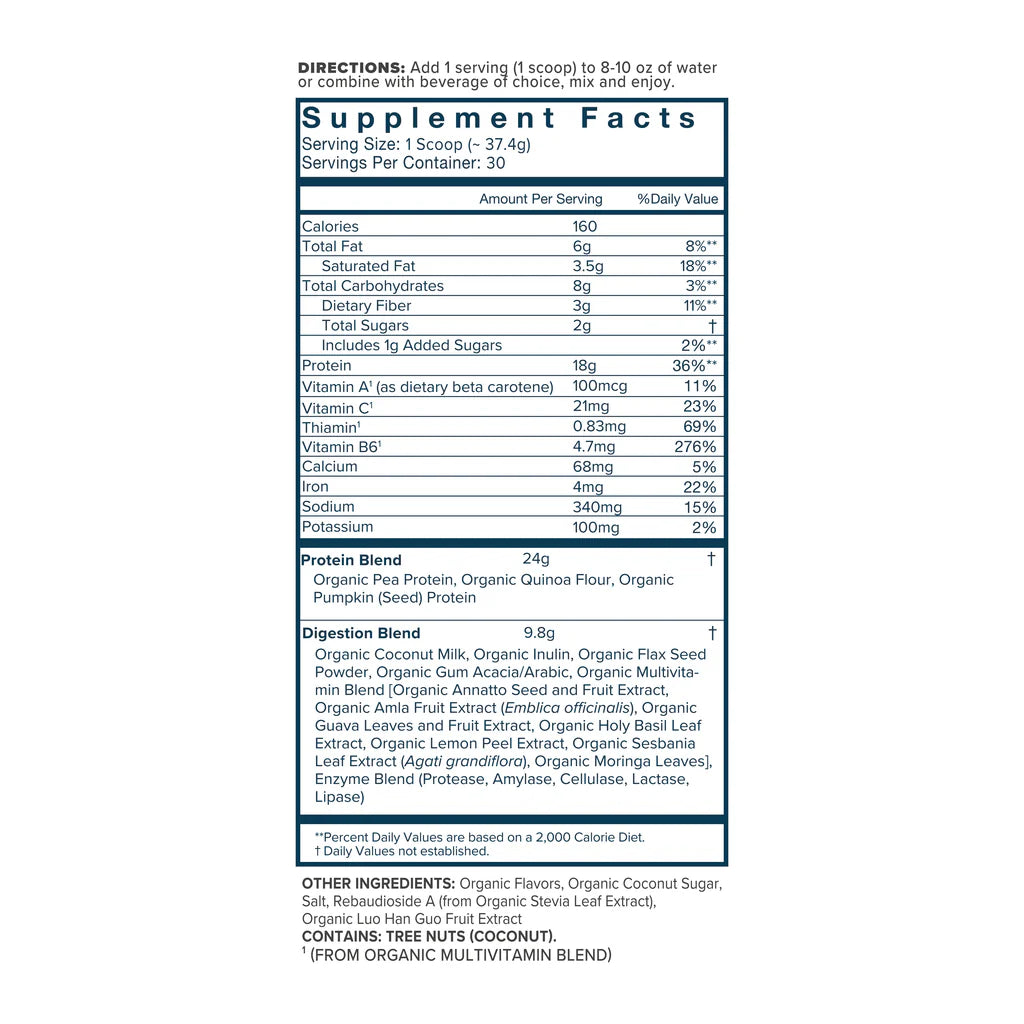 Complete Vanilla Protein Powder | Organifi