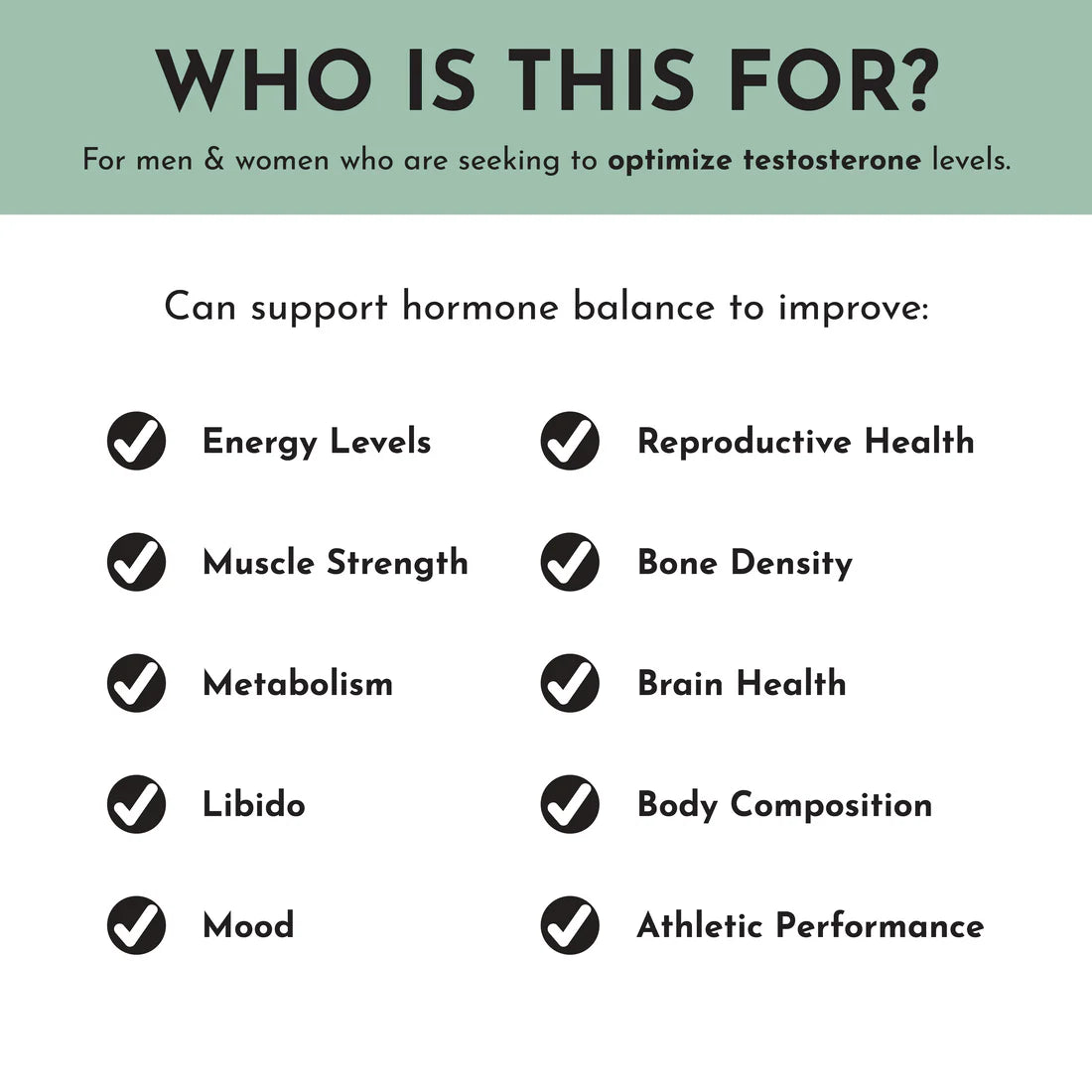 Testosterone Balance | Just Ingredients